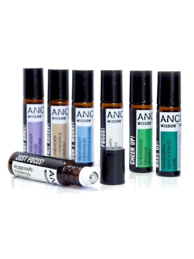 Roll-on zmes 100% esenciálnych olejov, 10ml - P00120: Zobuď sa