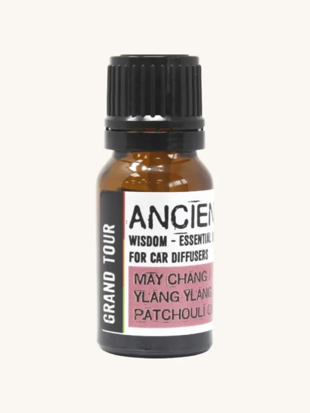 Esenciálny olej pre aroma difuzér do auta, 10ml, aromaterapeutická zmes Grand Tour