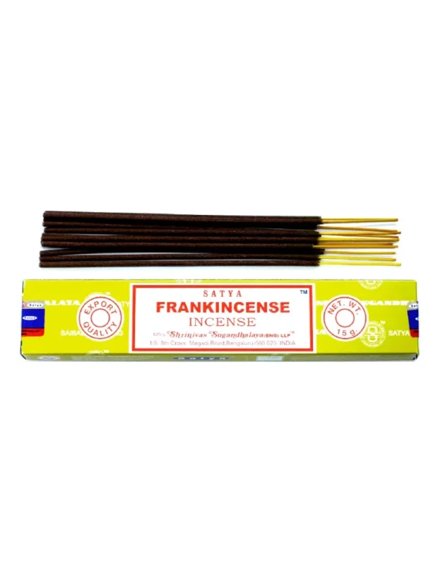 Indické vonné tyčinky Satya, ± 15 tyčiniek v balení, ručná výroba, rôzne vône - P00118: Kadidlo