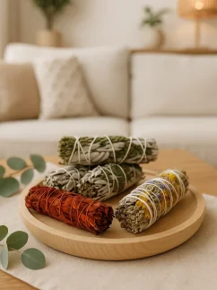 Vydymovací zväzok, dĺžka 10cm, Biela Šalvia, Dračia krv, Rozmarín, Levanduľa