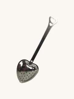 Sitko na čaj, nerezové s dierkami, srdiečko