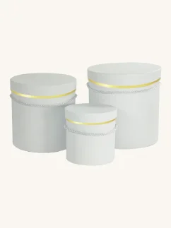 Sada flower boxov ADC-3-20, Pearl White Gold