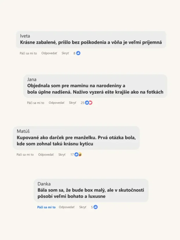 Mýdlová kytice v dárkovém boxu, růžová