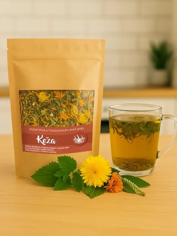 Koža - tonizujúca bylinná zmes, 70 porcií