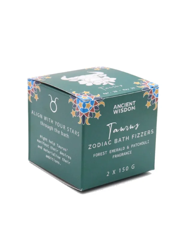 Šumivé tablety do kúpeľa, podľa znamenia, 2x150g, s horoskopom - P00156: Býk