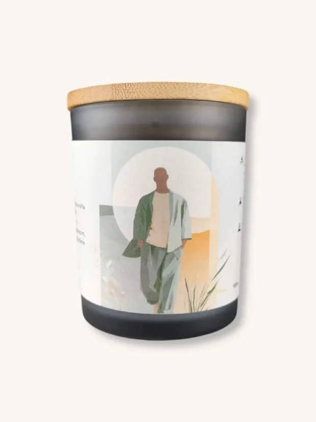 Vonná sójová sviečka Aura Decor - Atlas, 150g, 25-30 hodín horenia