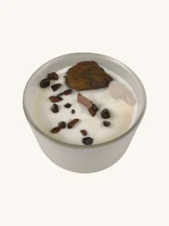 Čakrové sviečky s drahými kameňmi, 7 čakier, Posvätná čakra