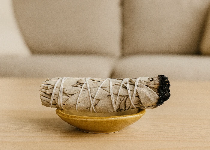 Set na vydymovanie, biela šalvia