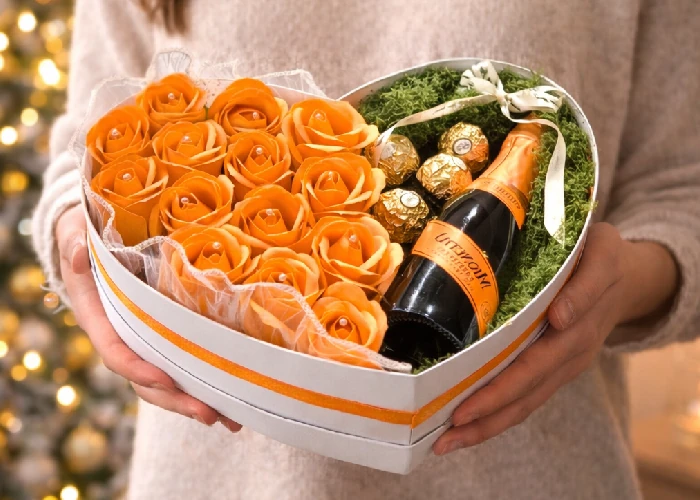 Mydlové ruže darčekový box