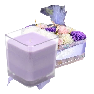 Sady mydlových kvetov a sviečok