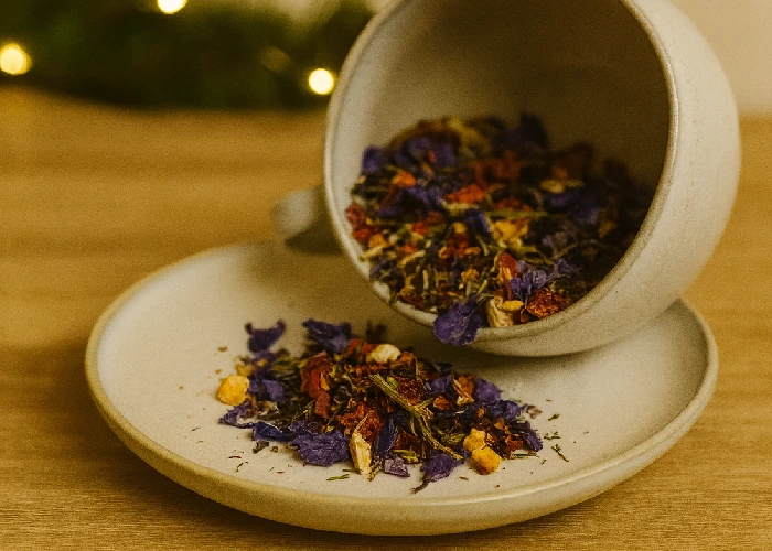 Čaj Vianočný, sypaný bylinný čaj, bylinky